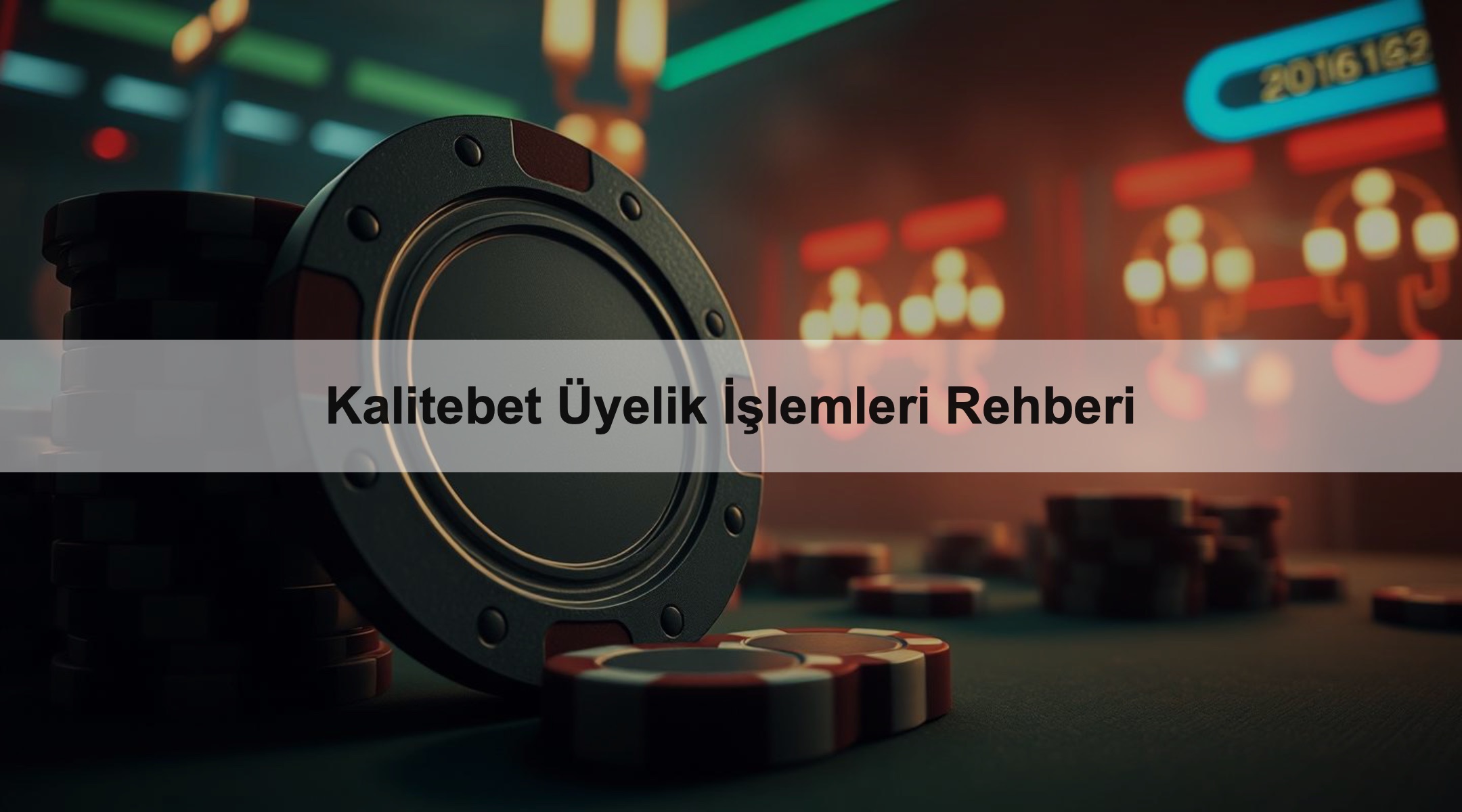Kalitebet Üyelik İşlemleri Rehberi 1 Kalitebet Üyelik İşlemleri Rehberi